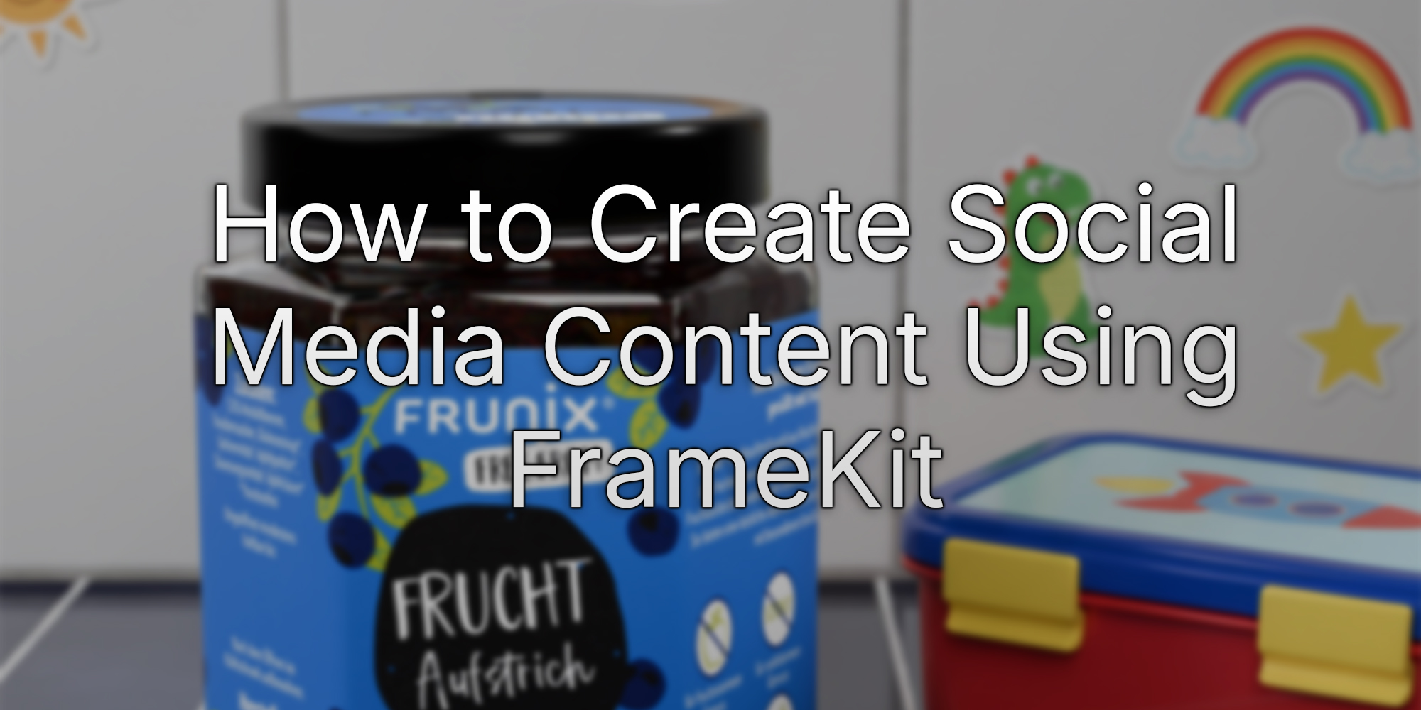 How to Create Social Media Content Using FrameKit